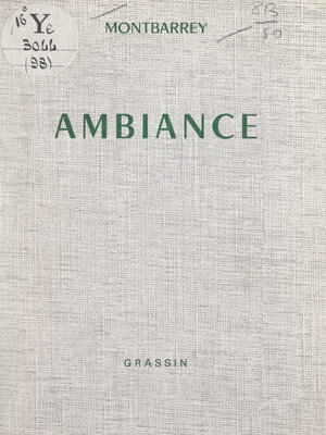 cover image of Ambiance